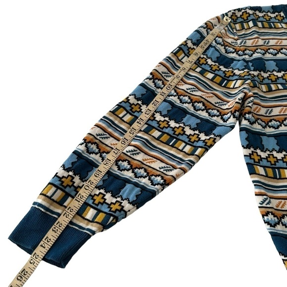 LIVE LACOSTE ABSTRACT NOVELTY PRINT PULLOVER SWEATER SIZE 7 XXL - Picture 13 of 16